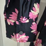 Free Assembly Long Sleeve Floral Dress Navy Blue Pink Size M Photo 3