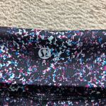 Lululemon Wunder Under leggings Color: Ricky Road Gusto Blue Bumble Berry 4 EUC Photo 10