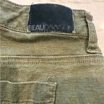 Beau Dawson Deep Olive Mid to High Rise Bootcut Lightweight Jeans Green Size 10 Photo 2