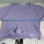 We The Free  Thien's Hacci Sweater Long Sleeve Top Periwinkle Purple Women’s L Photo 6