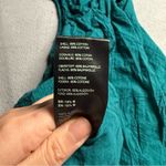 Urban Outfitters  Teal Blue High Neck Swing Tunic Blouse Size Medium 100% Cotton Photo 6