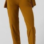 Athleta  Brooklyn Mid Rise Ankle Pants Pull On Outdoor Travel in Brass Yellow 6 Photo 0