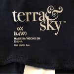 TERRA & SKY Biker Shorts Size 0X 14W Polyester Spandex Pull On Navy Womens NWOT Blue Photo 3
