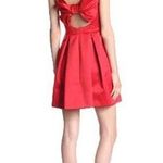 Jill Stuart NWT  Ruby Red Satin Big Bow Dress Photo 1