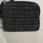 Ulta Beauty Elegant Black Tweed Cosmetic bag Photo 1