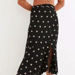 Madewell Flounce-Hem Midi Skirt in Bloom Dot Size 14 Photo 0