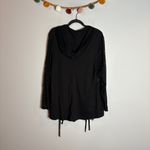 Tripp NYC Vtg  black lacy corset style zip up top Photo 5