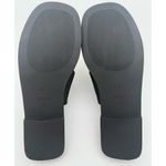 Vivaia Doris Square Toe Slide Sandal Old Money Knit Comfort Black Brown 7 Photo 2