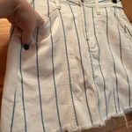 American Eagle  Outfitters Blue and White A-Line Mini Skirt Photo 2