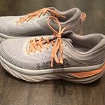 Hoka One One White and Peach Athletic Shoes Orange Size 7.5 Photo 1