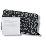 Thirty One Luxe Leopard Perfect Cents Wallet Zip Around Card Organizer Clutch Black Photo 3