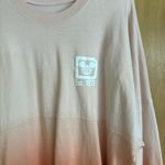 Disney Walt World Spirit Jersey Size Large Coral Ombre 2 Tone Long Sleeve Shirt Photo 1