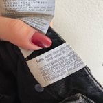 ZARA  Denim Shorts Sz 4 Raw Hem Black New‎ Photo 5