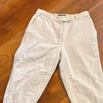 Ralph Lauren Lauren Co Cream Cotton Linen Casual Trousers Shorts Photo 1
