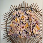 Sonia Rykel Layered Floral Mini Skirt Butterfly & Floral Motif Fairy Ethereal Purple Size 6 Photo 1