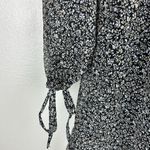 Motherhood  Maternity Dress Size Medium Black Floral Lined Boho Photo 7