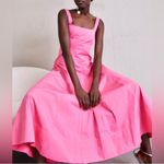 STAUD ‎ Wells Midi Dress Plumeria Size 16 Photo 3