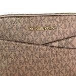 Michael Kors  Tan Leather Jet Set Travel Dome Chain Crossbody Bag Handbag OS Photo 3