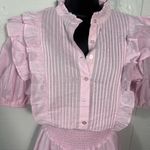 Sabo Skirt Mini Short Sleeve Button Front Dress Size Small NWT Photo 5