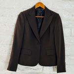 Anne Klein Women's Suit, Brown One Button Jacket or Blazer, Size 4 Photo 2