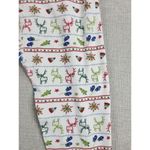 Hanna Andersson Womens Pajama Pants Size S White Christmas Print Organic Cotton Photo 7