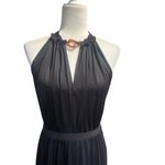 Diane Von Furstenberg  Hugo Maxi Dress Halter Black Size Medium Photo 4