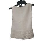 Custom Designed Knit Tank Top Sleeveless Open Knit‎ Hem Casual Size XS Photo 1