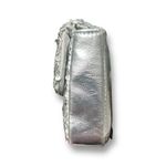 Nicole Miller  Silver Sequin Crossbody Bag Chain Strap Chevron Purse NWT Photo 7