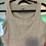 Jockey Lounge Top Ribbed Gray Size M Photo 0