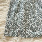 Floral Spaghetti Strap Green Dress Photo 3