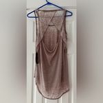 Chaser Tan Slip Tank Top with Cut Out Size Large NWT Photo 1