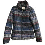 Bench  Women's Puffer Jacket Blue Size M Winter Mid-Length Full Zip- Fox Photo 1