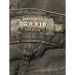 Torrid  Black Jegging High Rise Deco Zippers Stretch Jeans Size 24R G0153 Photo 1