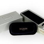 Balmain new ❤︎ Hard Shell Hinged Sunglasses Case ❤︎ Black Luxe Gold Foil Logo ❤︎ Photo 8