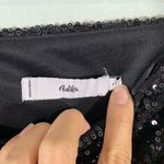 Adika  Women's Black Sequins Ruched Mini Skirt Size S Party Holiday Night Out Photo 5