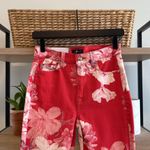 7 For All Mankind NWT  The High Waist Ankle Skinny Floral Print Jeans, 26 Photo 1