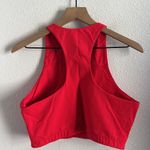 Stoic Red Racerback Cropped Active Tank Top Shirt Sports Bra Style XL Photo 2
