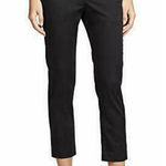 Vince  Tapered Boyfriend Cropped Trouser‎ Dress Pants Black VX57520802 Size 6 Photo 0