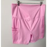 Free People Movement  x Hatch Maternity High-Waisted Shorts in Pink Orchid Photo 7