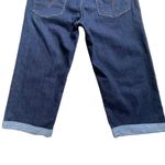 Levi's Levi’s Women’s Capri Bermuda Blue Denim Jeans Size 6 Cuffed Classic Straight Leg Photo 5