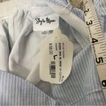 Sky to Moon Light Blue Dress with Ruffle Straps Size L Photo 6