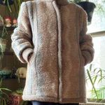 80s Dreamy Dusty Rose Cozy Coat Size L Photo 0
