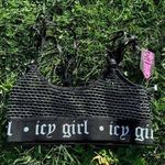 NWT Icy Girl Bralette Black Photo 0