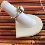 Silpada  Sterling Silver Ring with White Pearl Photo 2