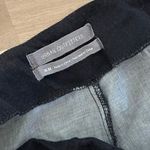 Urban Outfitters Black Floral Wide Leg Cropped Pants Sz M Photo 1