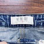 Free People We The Free • FP Rugged A-Line Denim Miniskirt raw hem frayed distressed Photo 5