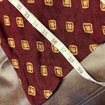 Vintage Rabbit Rabbit‎ Rabbit Rayon Slip Dress Womens M USA Made Maroon Gold Purple Size M Photo 11