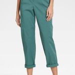 A New Day Women's Teal Cropped Ankle Pants XS Photo 0