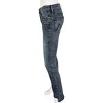 MOTHER Denim MOTHER Black Cropped The Insider Crop Step Fray Jeans Size 24 Photo 3