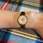 Burton OLIVIA  Flower 3D Daisy Leather Belt Quartz Wristwatch Ladies Photo 0